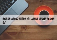 南昌区块链公司没有吗[江西省区块链行业协会]